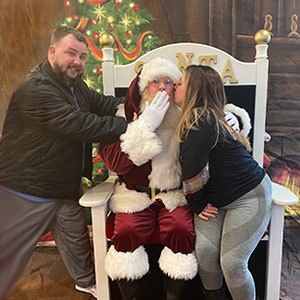 Santa Scott With Noel And Family