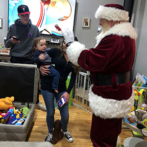 Santa Scott With Stephen And Family
